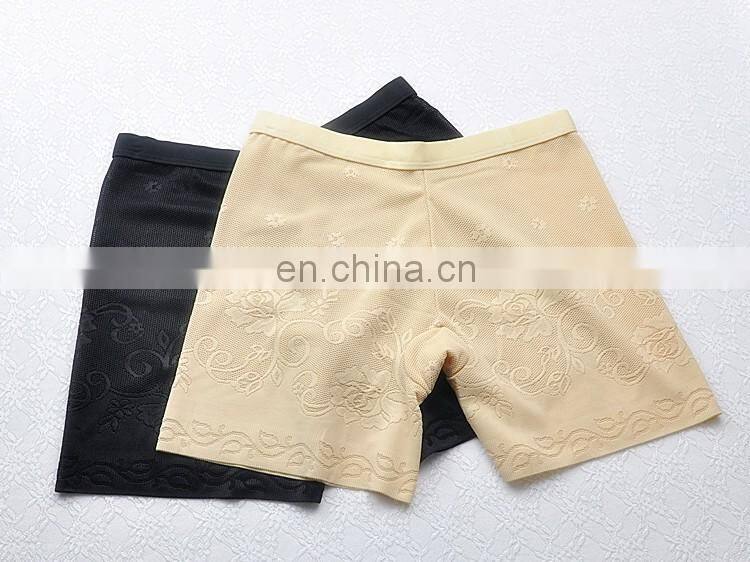Bestdance wholesale Lace Underpant safety pants double breathable mesh safety underpants for women OEM