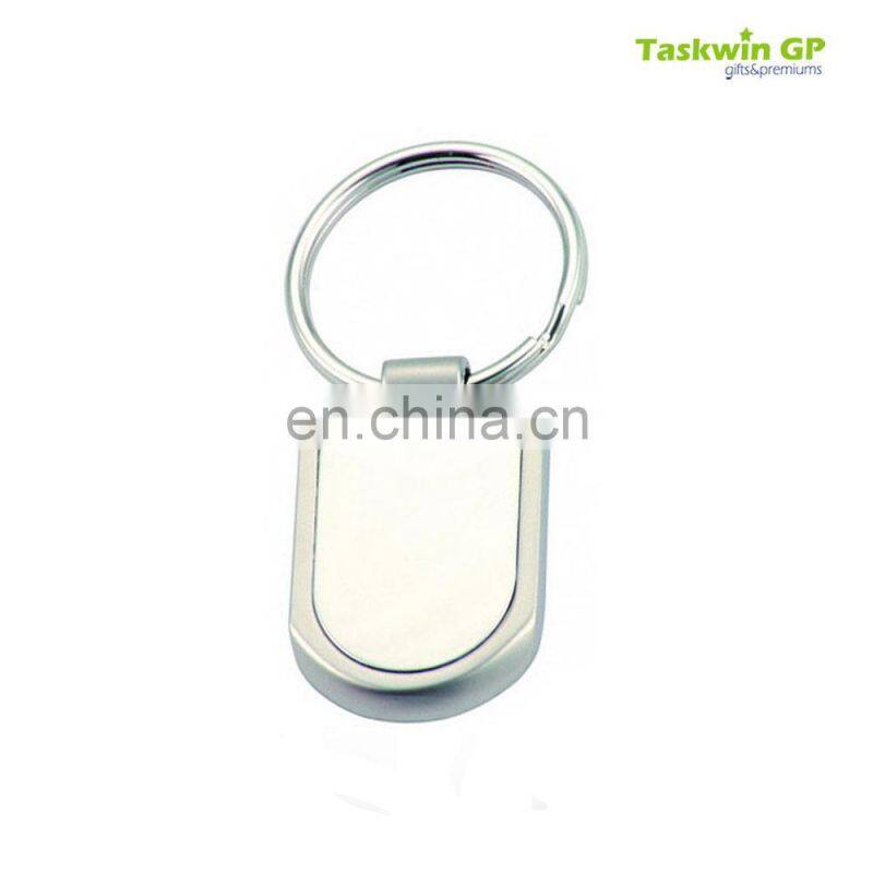 Zinc Alloy Silver Plating Metal Keychain ,keying