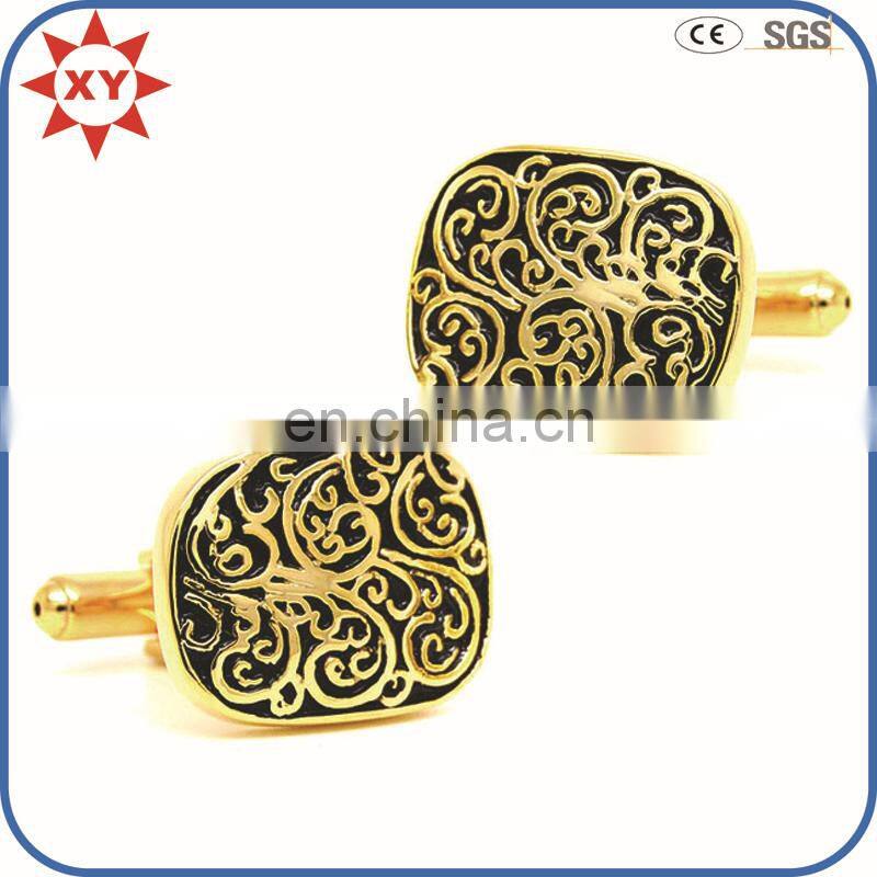High quality custom metal material cufflinks