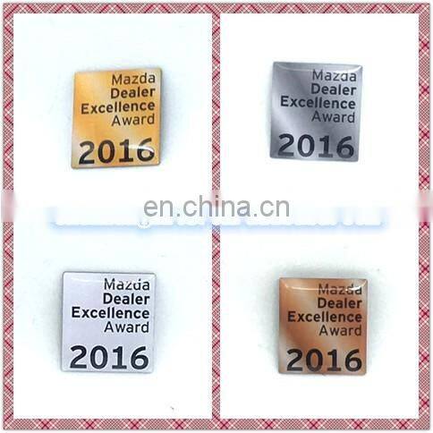 2017 custom metal pin badges with offset printing logo