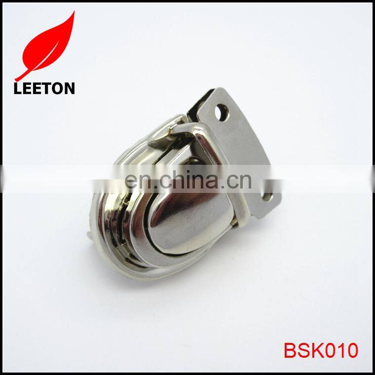 Fashion backpack metal bag turn lock