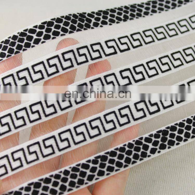 China wholesale special design jacquard elastic webbing