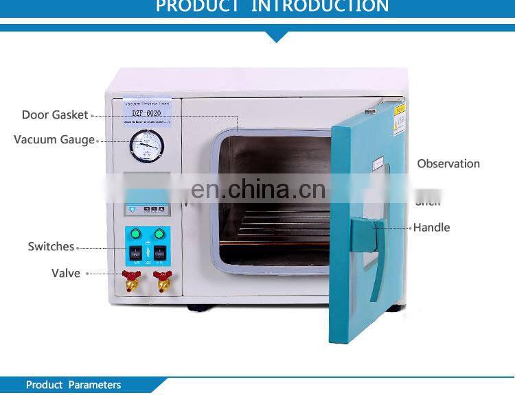 Lab Small High Temperature Vacuum Drying Oven Desiccator