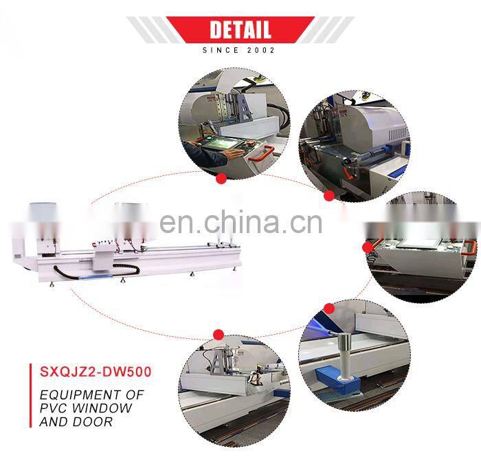 Pvc door window frame making machine
