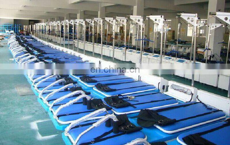 Neck and lumbar traction bed physical therapy equipment used