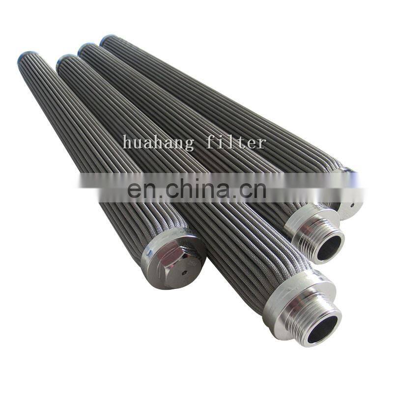 Stainless Steel 316L Fiber Felt Pleated Candle Filter for Industrial
