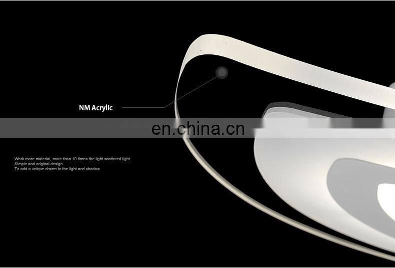 Chinese supplier Creative leaf surface mounted LED ceiling lights