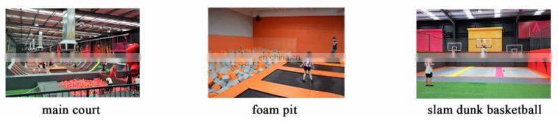 New large commercial trampoline with enclosure