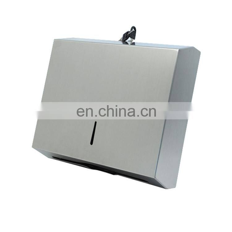 Stainless Steel Toilet Seat Cover Dispenser, Satin Finish