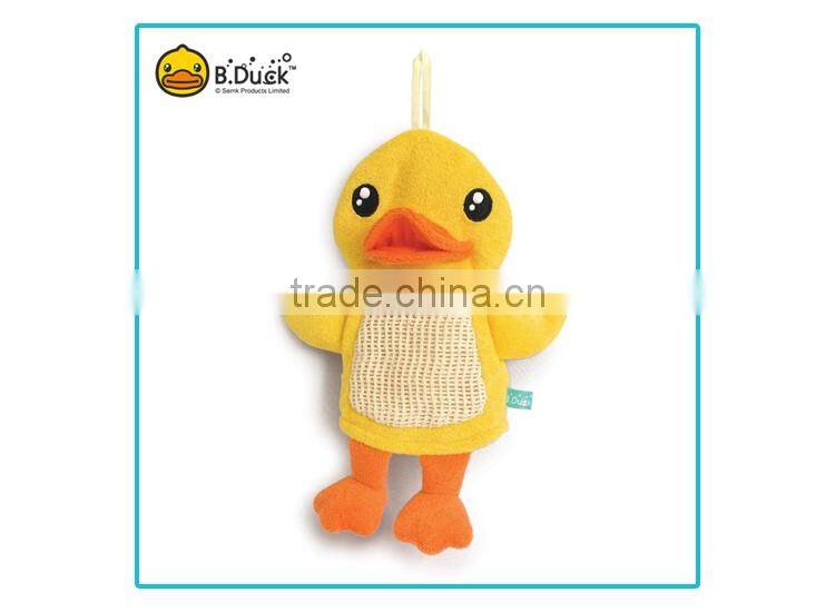B.Duck cute bath gloves bathroom gloves wholesalers factory