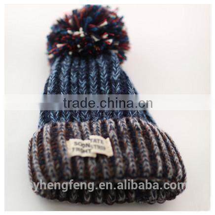 2015 Winter hot style unisex knit hat crocheted hat