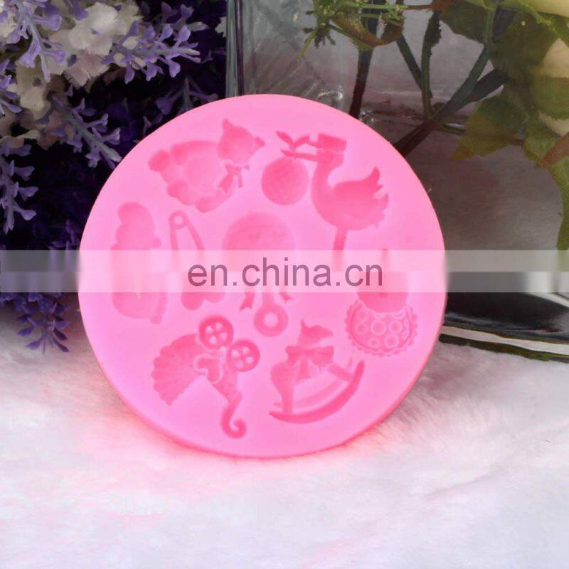 Silicone Fondant Cake Chocolate model Ice Jelly Candle Mold Handmade tools