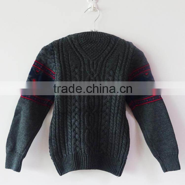 Winter heavy weight pullover sweater for boys