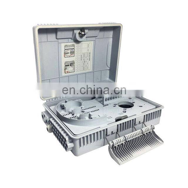 16 port fttx distribution box with 1*16 sc/apc splitter and good waterproof perfermence for easy installation