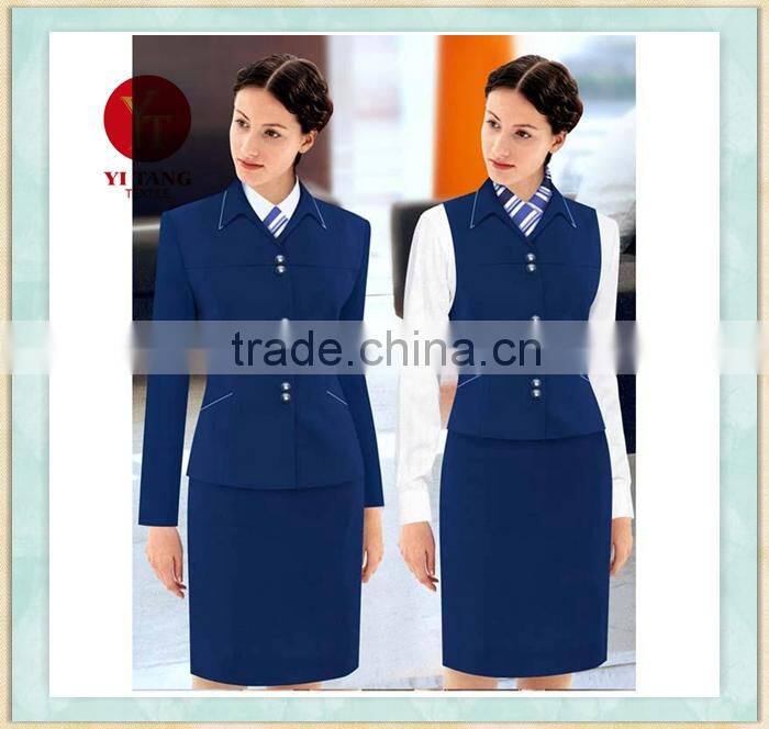 Fashion office lady uniform business lady suit