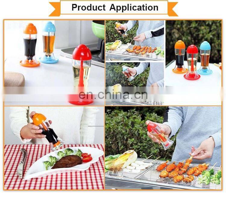 Best selling Kitchen Multi function Plastic Soy Sauce Push Bottle, Bottle for BBQ Cooking Baking Roasting Grilling