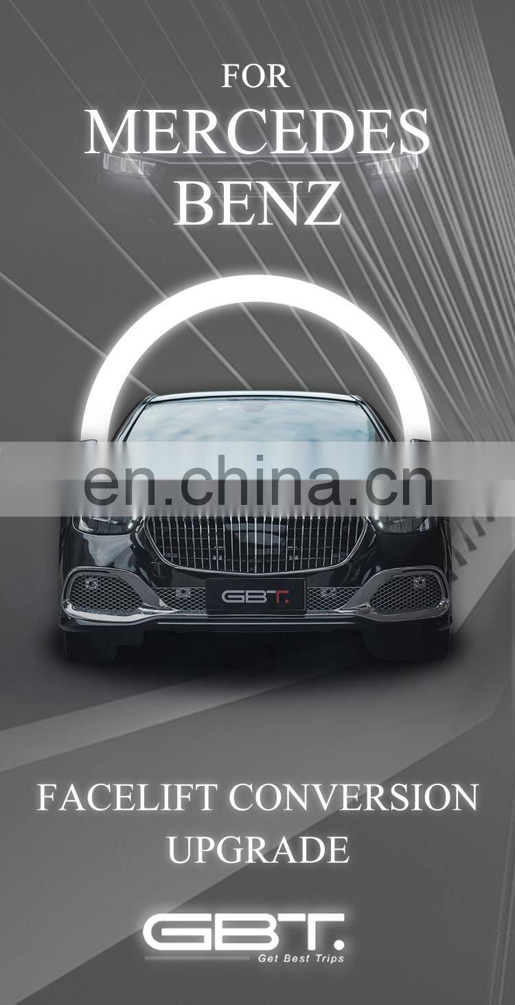 GBT Car bumpers for benz E class automotive parts mercedes benz E class toppik kit