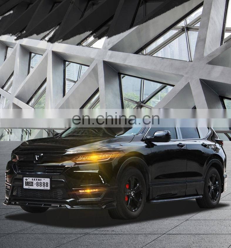 Runde Perfect Fitment Kits For 20-21 Honda Breeze LT Black Warrior Sports Body Kit Front Lip Side Skirts Rear Lip Tail Pipes