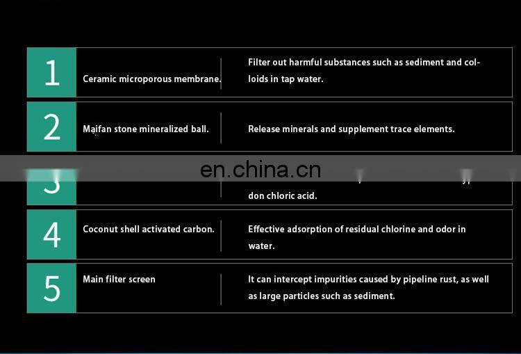 Nobana domestic compact kitchen tap connected faucet activated carbon charcoal water filter