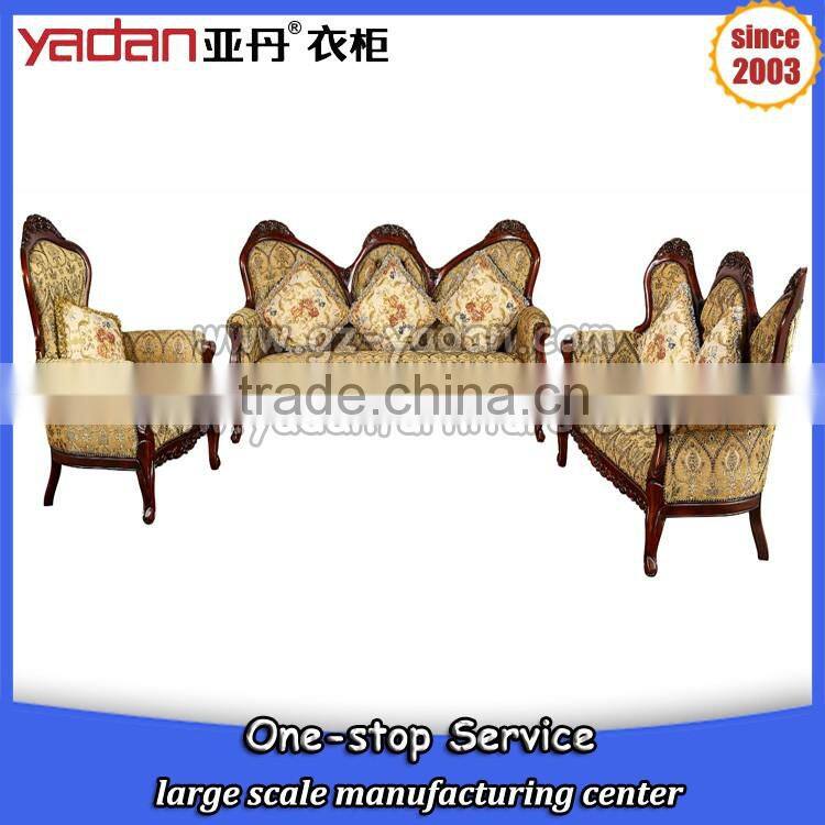 living room fabric finger sofa set wooden home furniture for 3 2 1 seater