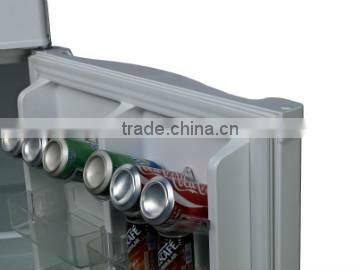 610L side by side three door refrigerator with combination of fan cooling and defrost cooling