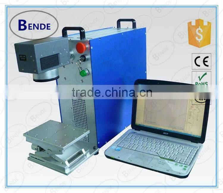 China factory bende Mini 40W laser marking machine