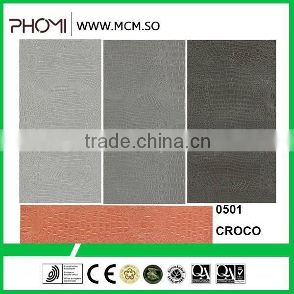 office building wall tiles leather look floor tile
