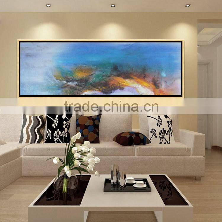 European style furniture decorative with picture frame fabric painting