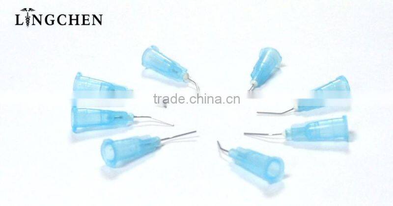 Guangzhou Lingchen dental disposable prebent irrigation needle