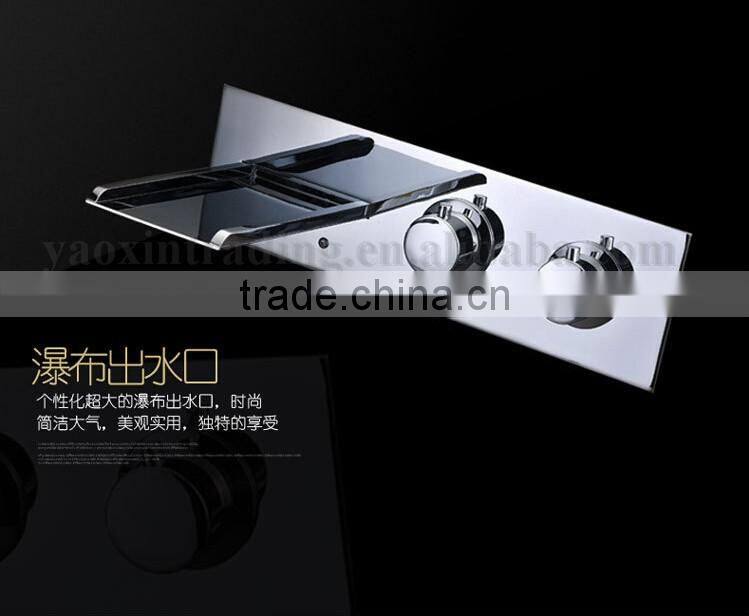 LED sink faucet ,Led light faucet,Rainfall basin wall-mounted faucets