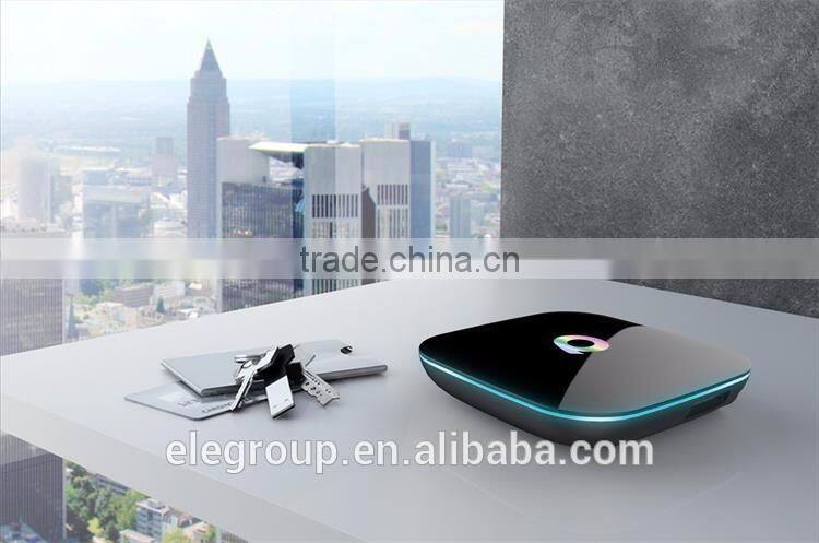 Android 5.1 S905 Quad core CPU Penta Core GPU 2GB DDR3 RAM 16GB EMMC ROM Q BOX Android tv box