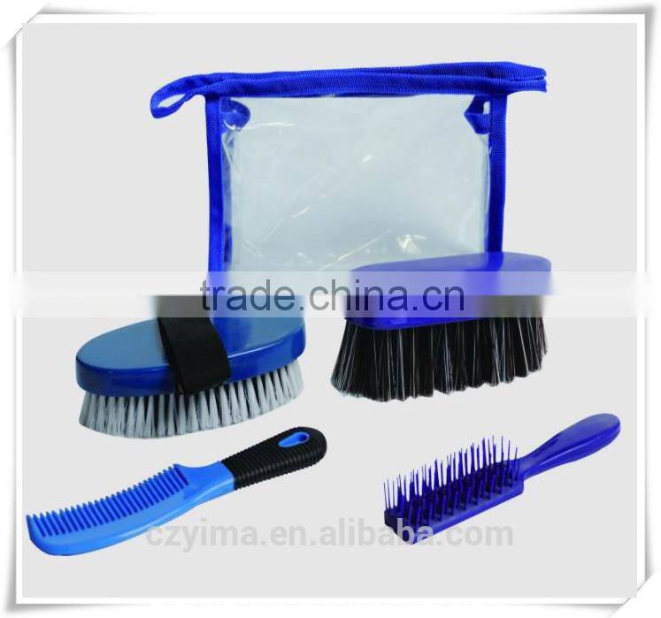 plastic horse curry comb with nylon strap