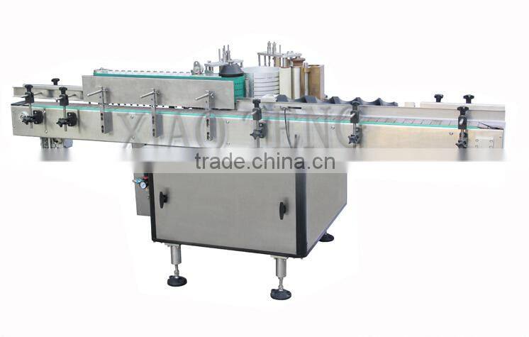 labeling machine with double head for Vodka / brandy / whisky bottles