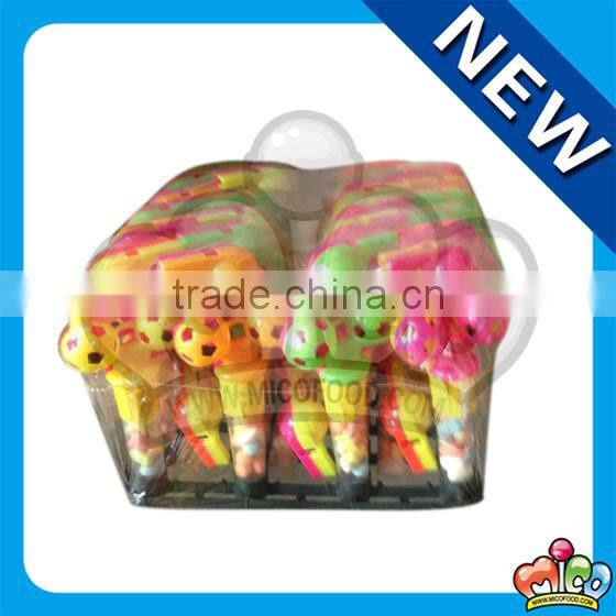 Toy Candy/Whistle Football Bell Toy Candy