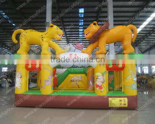 factory make bouncy castle Safari bounce 5x3m
