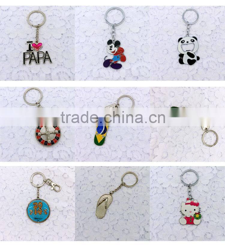 Custom English letters Metal Keychains