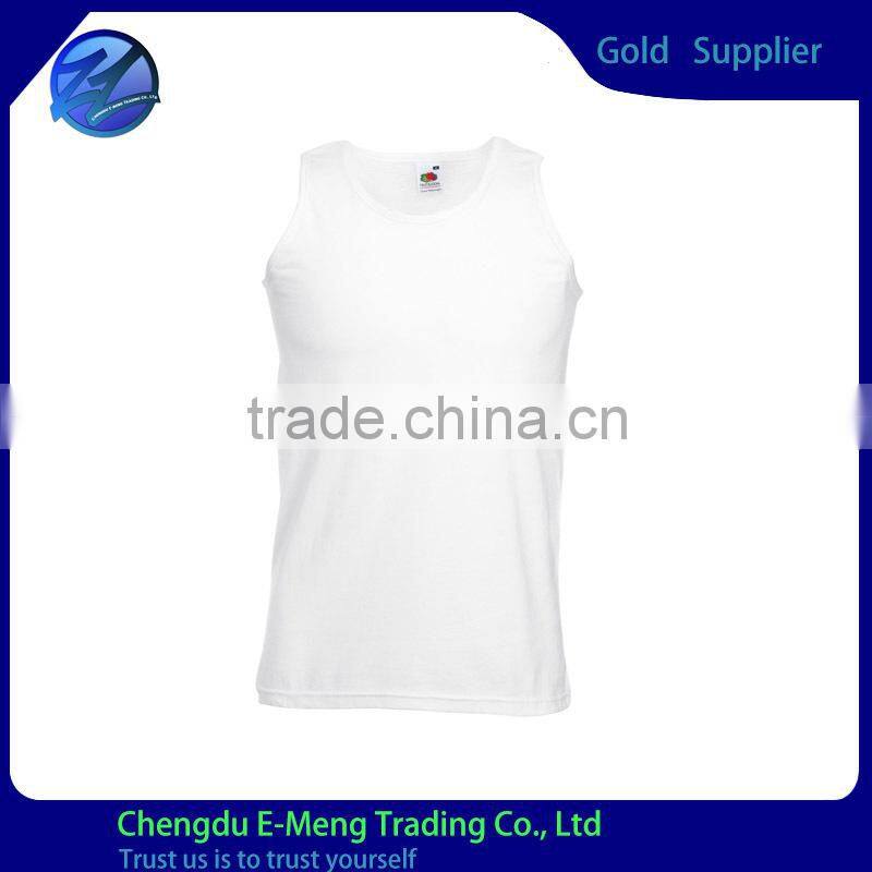 Custom made Wholesale Top Quality Tank Tops 100% Cotton