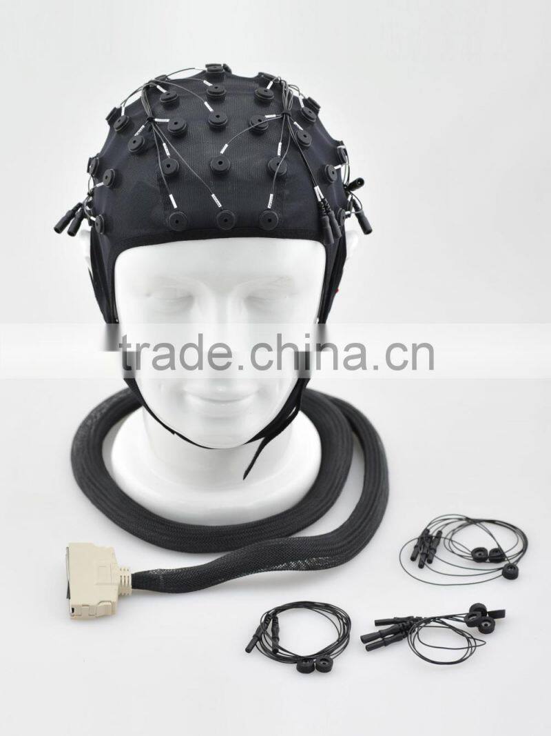 A variety of EEG caps