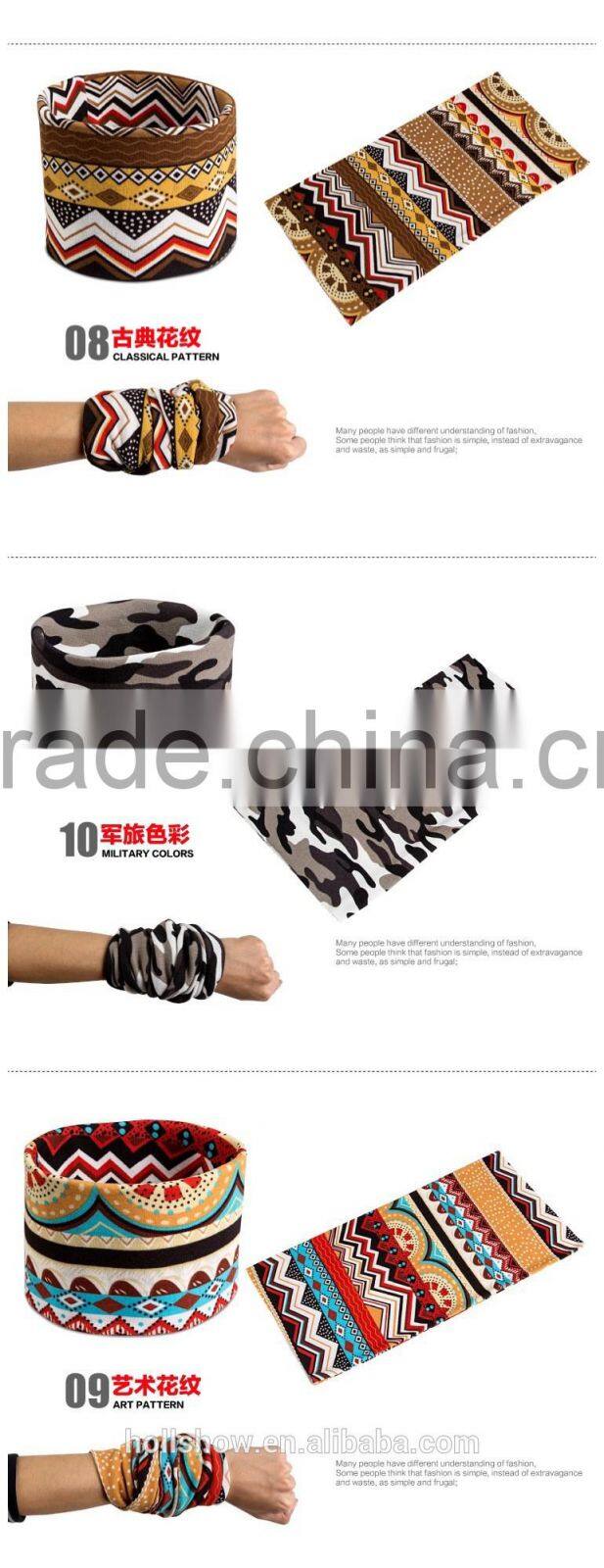 Promotional Acrylic Mutifunctional Bandana Sport Headband Headwear