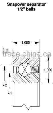 Slim ring KG065XP0 Reail-silm Thin-section bearings (6.5x8.5x1 in) BYC Boying Bearing bearing prices