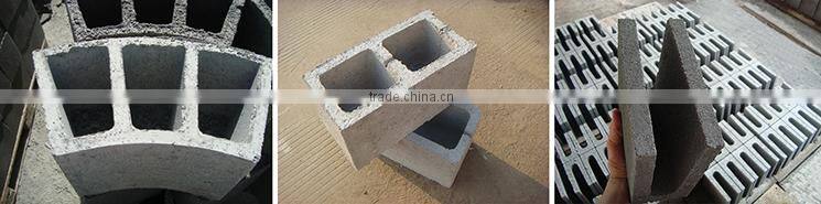 best selling products QTF40-3A mini small manual mobile concrete hollow brick blocks forming making machine