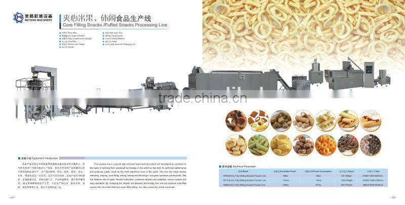 chocolate core filler snack food machine