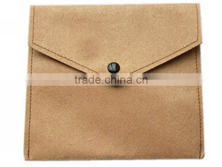 Custom Printed Faux Leather envelop pouch for jewelry