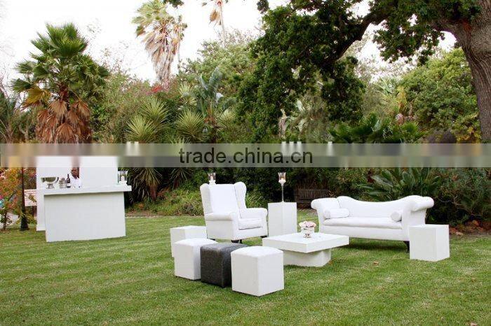 Half-circle white backrest wedding sofa XW1018
