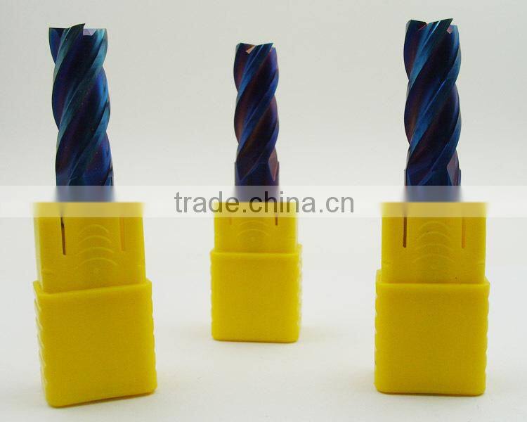 Long life China 65 HRC CNC carbide flat end mill cutter