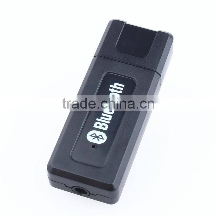 2in1 Dual Taps Bluetooth Receiver 3.5mm USB Stereo Mini Bluetooth Music Receiver