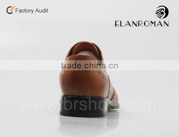 Hot-sale brogue leather Lace up shoe men dress shoes with custom logo