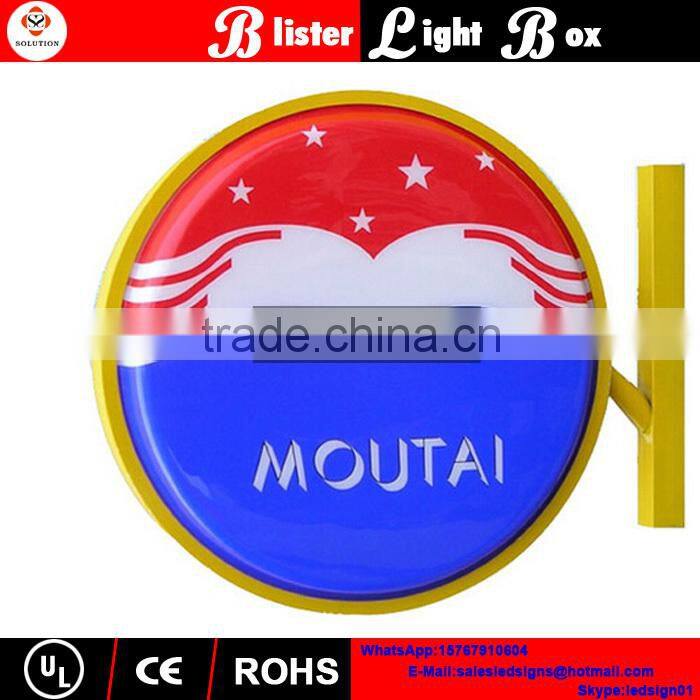 Advertising silk print KFC acrylic face alumnium frame plexiglass led light box