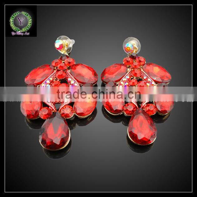 African jewelry sets factory wholesale 2016 new design gold plated necklace big set KHK726