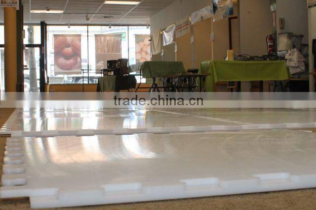 High quality uhmwpe ice rink boards, fake ice rink system